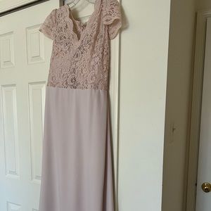 Mother of the Bride dress, pale pink, purchase but never worn.